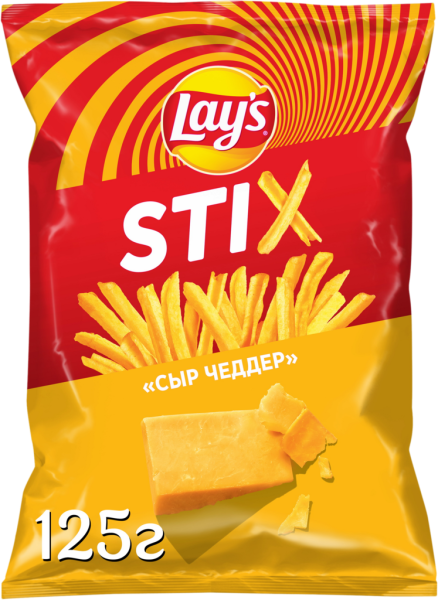 Чипсы LAY'S Sticks Сыр чеддер