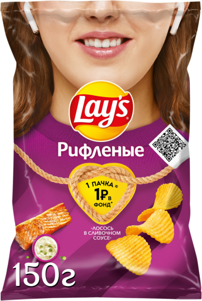 Чипсы картофельные LAY'S Сливочный лосось